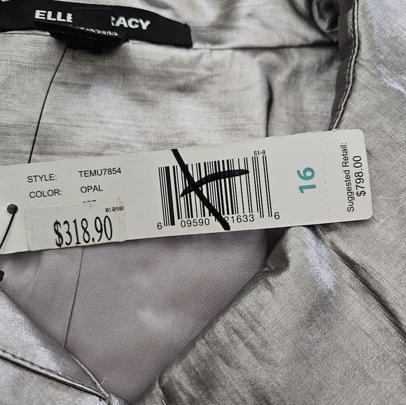 NWT - VTG - Ellen Tracy "Opal" Raincoat - Size 16 - Picture 8 of 12